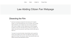 Desktop Screenshot of lawabidingcitizenfilm.com