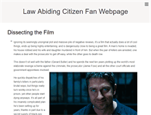 Tablet Screenshot of lawabidingcitizenfilm.com